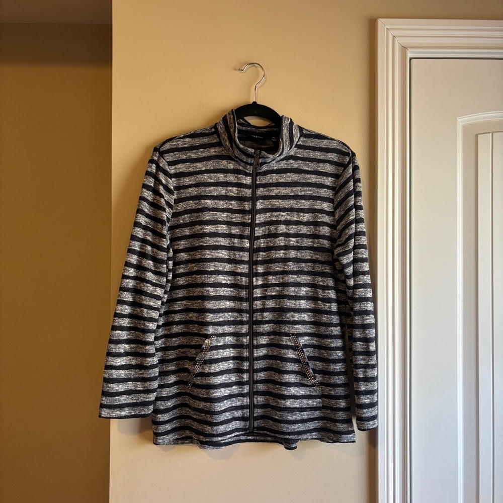 Y2k Striped Lightweight Jacket